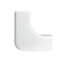.87IN RIGHT ANGLE, WHITE, PK/5 CON100RA