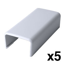 1.38 IN COUPLER, WHITE, PK/5 CON200C