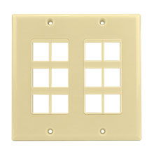 KEYSTONE WALL PLATE 12 CON3012I