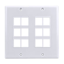 KEYSTONE WALL PLATE 12 CON3012W