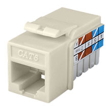 Lite Almond K.S. RJ45 for Cat 6 CON3025LA