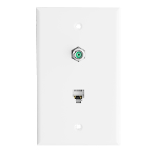 White Plate 3ghz &amp; Phone CON7007W