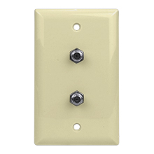 ivory PLATE WITH 2 F-81 CON7010I