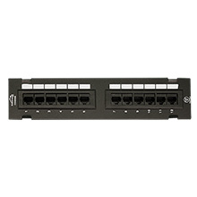 Construct Pro Wall Mount Mini 12-Port Patch Panel CON9006