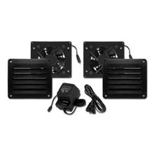 Cool Components PK-HFL-BLK HIFLO Vent Package, black