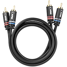 Element-Hz Universal Dual RCA-Style Cable 1 Meter