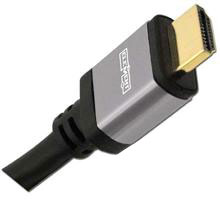 Element-Hz 1m (3.28ft) High Speed HDMI Cable w/ Ethernet, Round Jacket (Silver)