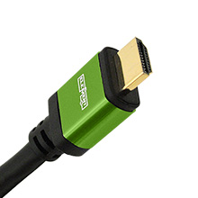 Element-Hz 4m (13.12ft) High Speed HDMI Cable w/ Ethernet, Round Jacket (Green)