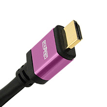Element-Hz 10m (32.8ft) High Speed HDMI Cable w/ Ethernet, Round Jacket (Purple)