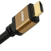 Element-Hz 20m (65.6ft) High Speed HDMI Cable w/ Ethernet, Round Jacket (Brown)