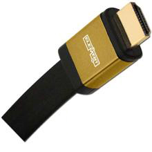 Elementhz .5 meter (1.64ft) HDMI Cable, Flat Jacket, Yellow End ELE6000M