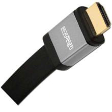 Element-Hz 1m (3.28ft) High Speed HDMI Cable w/ Ethernet, Flat Jacket (Silver)