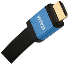 Element-Hz 3m (9.84ft) High Speed HDMI Cable w/ Ethernet, Flat Jacket (Blue)