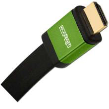 Element-Hz 4m (13.12ft) High Speed HDMI Cable w/ Ethernet, Flat Jacket (Green)