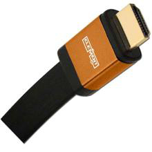 Element-Hz 6m (19.7ft) High Speed HDMI Cable w/ Ethernet, Flat Jacket (Orange)