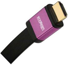 Element-Hz 10m (32.8ft) High Speed HDMI Cable w/ Ethernet, Flat Jacket (Purple)
