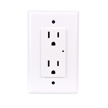 1080 ... Element-Hz Power Series In-Wall Surge Protector w/Recessed Dual Outlet 
