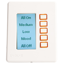 Evolve LCD-1 Single Gang Controller (Almond)