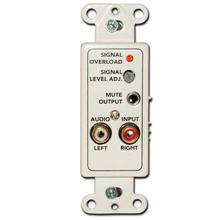 M and S Model DMC-10AWP Wallplate, mono audio input, for DMC-10H MNS1207