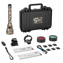  Javelot Turbo 2 1500m Long-Range Flashlight - Digital Camouflage Premium 