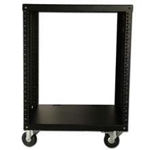 Royal Racks 12U Metal Equipment Rack with 3in Casters ROY1212