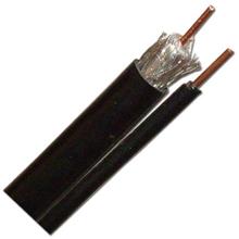 Skyline RG-6 Single Coax w/ground CCS, 1000ft, black SKL1283B