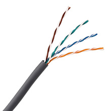 Skyline Cat5e 8-Conductor Wire, 24awg Solid, 1000ft Box, Gray