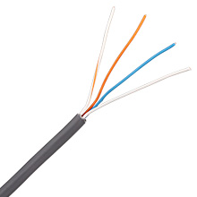 Skyline 4-Conductor 24awg Round Phone Wire, 1000ft,  Gray SKL1490