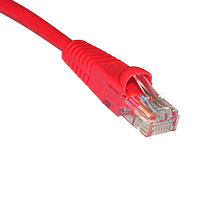 1FT CAT5E RED  PATCH CABLE SKL2199R