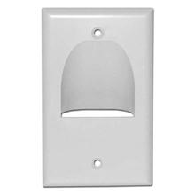 Skywalker Signature Series Inverted Single Gang Bundled Wall Plate White SKY05065WS