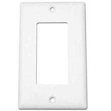 Model ASGWPW Single Gang Keystone Decora Style Wall Plate, White SKY07221W