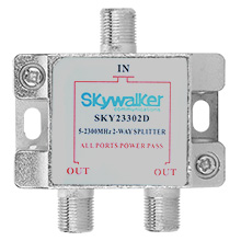 Skywalker Signature Series Splitter 5-2300MHz,  2-Way SKY23302D