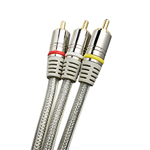 HQ Premium 6-ft Triple RCA Audio/ Video Cable SKY71156