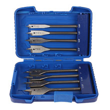 TerMight 8-Piece Spade Bit Set with Case TMT7000