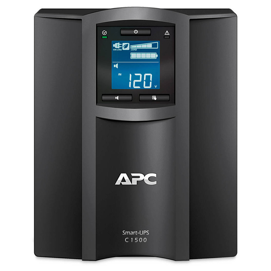 APC SMC1500C Smart-UPS 120V 1500VA LCD Backup Battery & Surge Protector