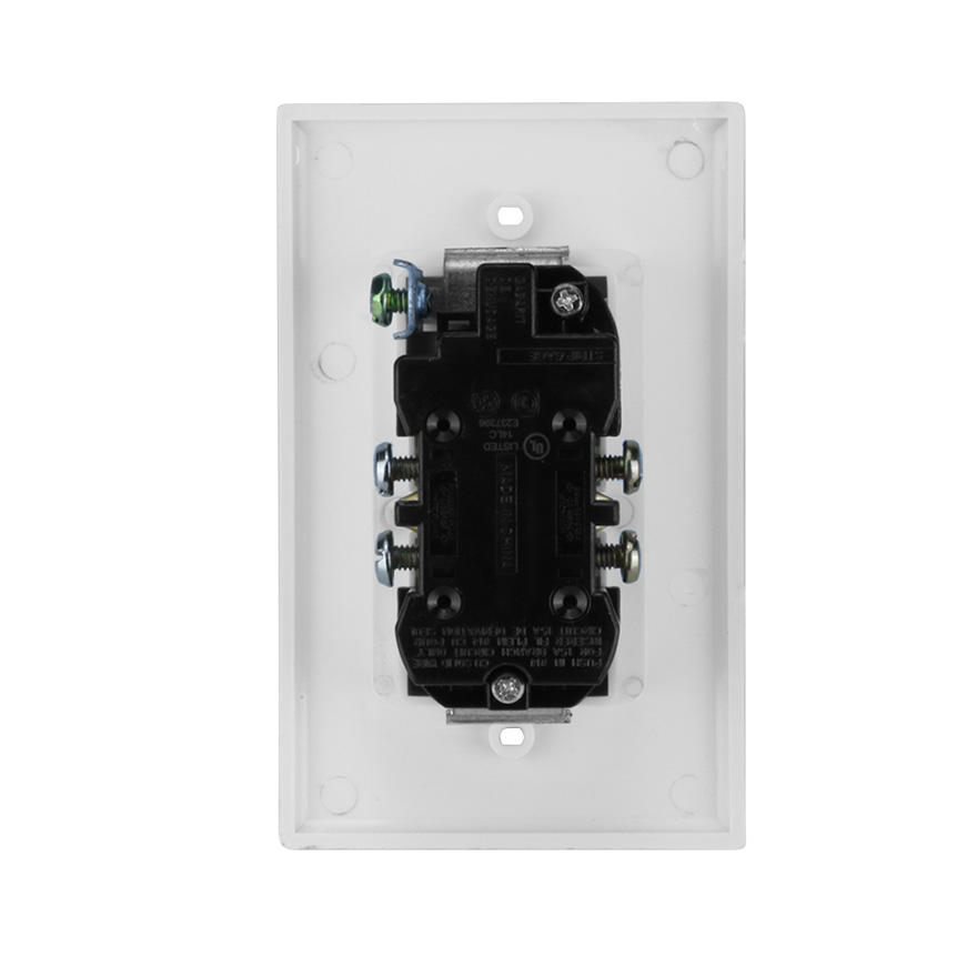 Construct Pro™ Single Gang Recessed Dual Power Outlet **Open Box Item