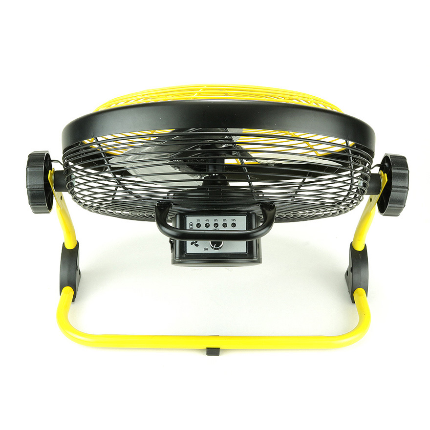 Geek Aire CF1 Outdoor Rechargeable Variable Speed Floor Fan w/ Power Bank Feature (12”) **Open