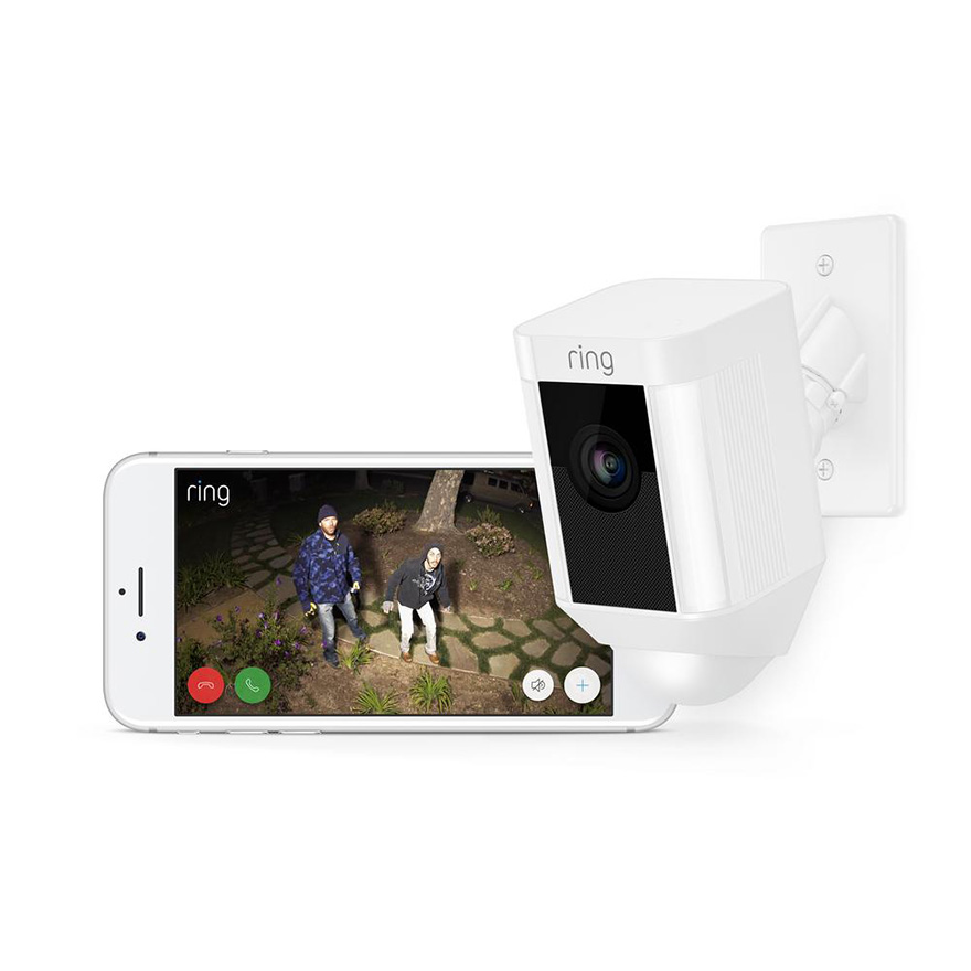 Ring 8SMXP7WENX Spotlight Camera With Mount X (White) Skywalker