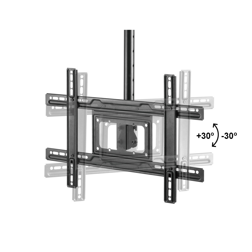 Royal Mounts™ FullMotion Tilting SlopedCeiling Mount for 37” 80” TVs (Black) **Open Box Item