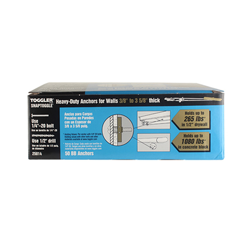 TOGGLER® SNAPTOGGLE® HeavyDuty Anchor, 3/8 35/8 Inch Grip Range