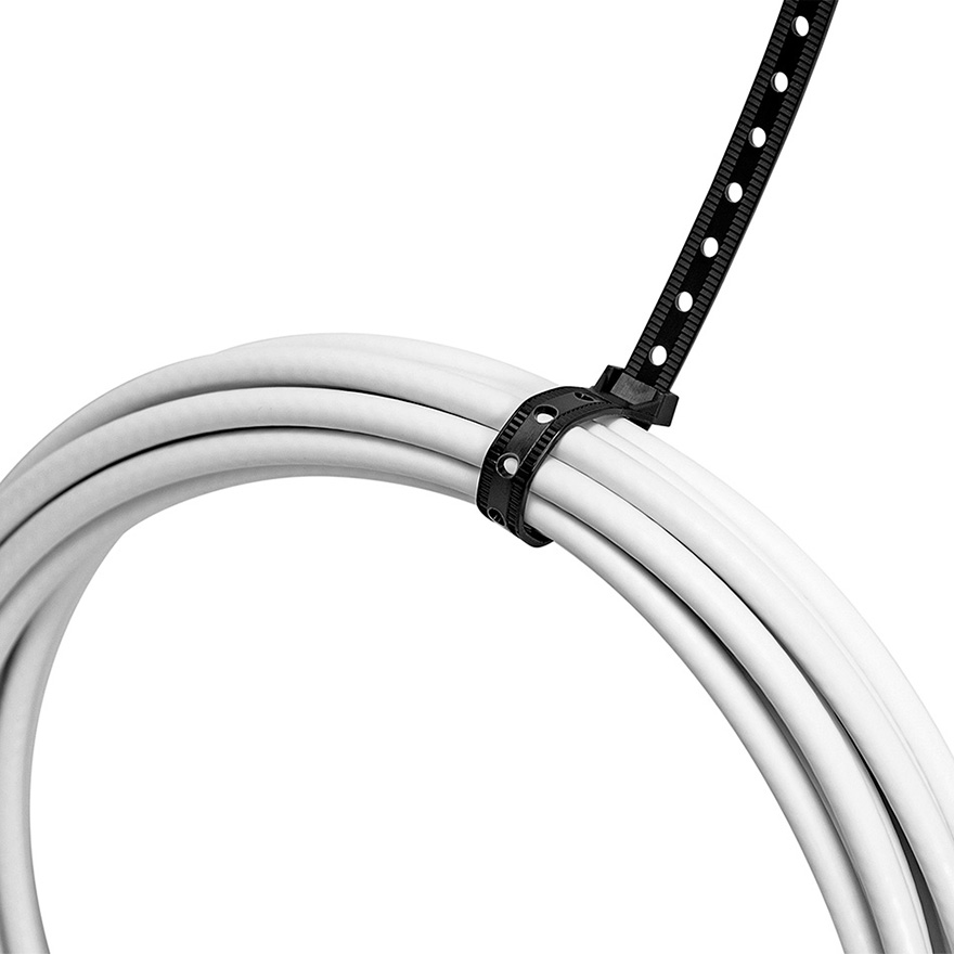 Southwire™ CT1150015 11” Heavy Duty Plenum Cable Ties (50 lbs. / Black