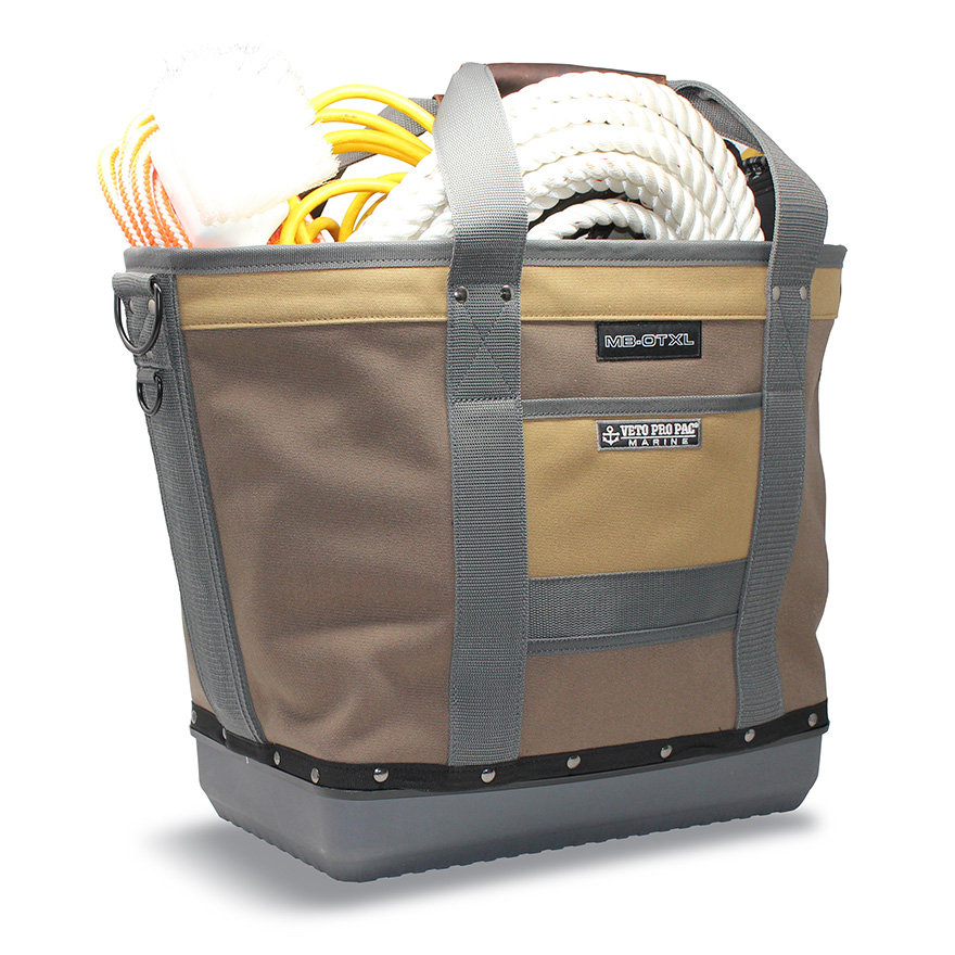 Veto Pro Pac MBOTXL Rubber Base Open Top Tote Bag (Extra Large
