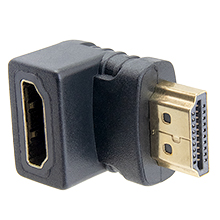 Elementhz 90deg (Up) HDMI Adapter, Male/Female (opposite ELE1092) ELE1091