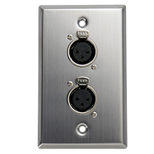 XLR-F2 wall plate SAG0271